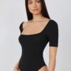 BASICS Body unicolor de espalda abierta